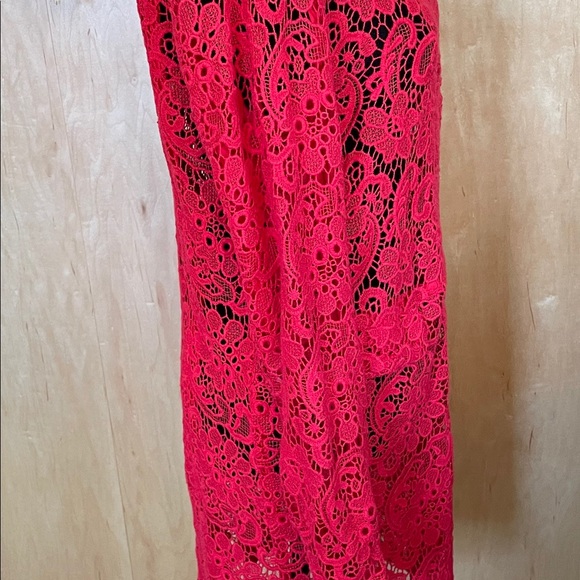 Long Sleeve Knee Length Lace Jacket - Picture 3 of 9